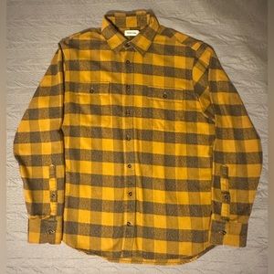 Taylor Stitch The Yosemite Shirt in Saffron Buffalo Check. XL-44